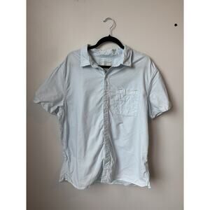 American Eagle Light Blue Button Down Shirt Men Size XL
